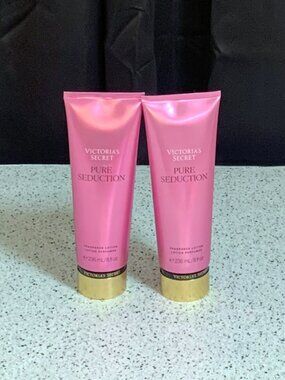 2 Pack Victoria's Secret Fragrance Body Lotion Pure Seduction 2x 8 oz Sealed